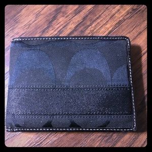 Men’s Coach black wallet